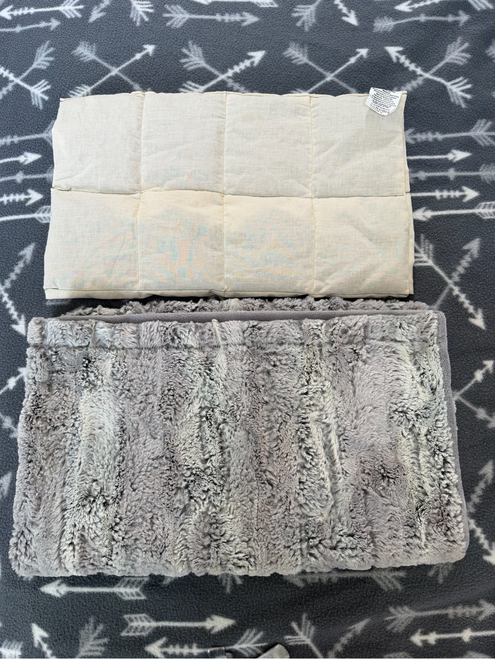 Sonoma Lavender Spa Blankie in Platinum Angora - Silvery Gray